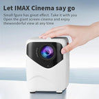 Portable Mini Projector | 4K Ultra Clarity, 1080P, Android 10.0, 5G Wi-Fi & Bluetooth