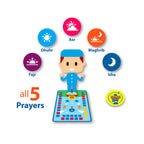 Islamic Electronic Smart Prayer Mat for Kids | Interactive Learning in 7 Languages