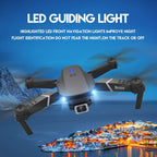 8K Foldable Mini Drone - Dual Camera, WiFi FPV, Gesture Control, Android/iOS Compatible, with Carry Case (Black) – Compact & Powerful Drone for Aerial Photography