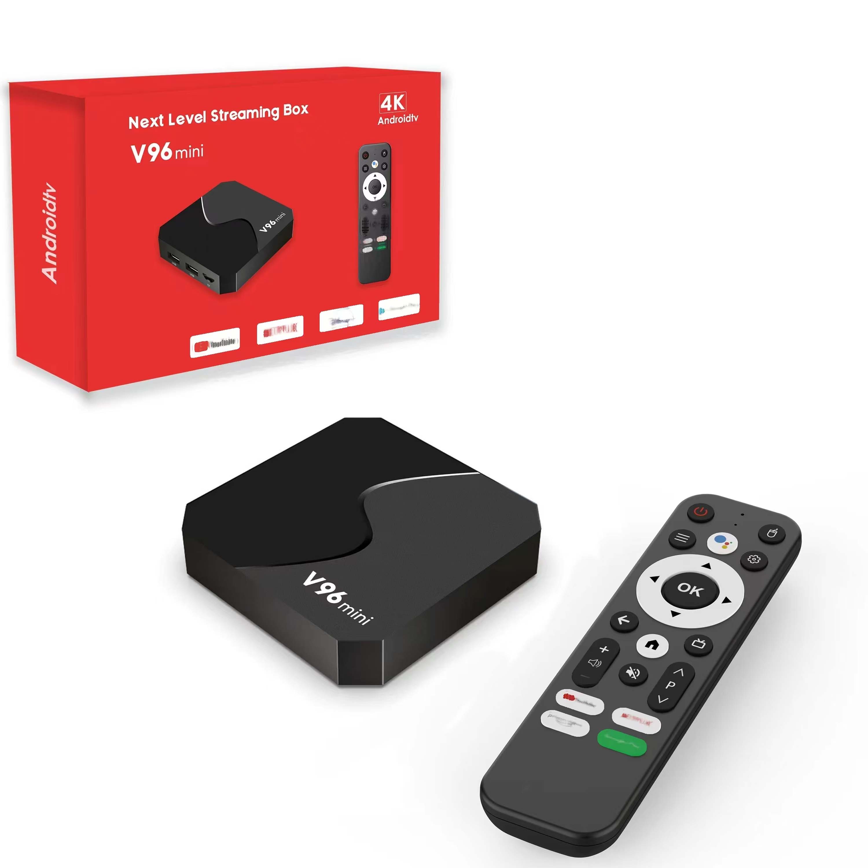 V96 Mini Android 12 TV Box – 8GB RAM 128GB Storage, 8K/4K HDR Streaming, BT5.0, Voice Remote – Ultimate Smart Media Player