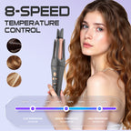 Auto Hair Curler with Ceramic-Aluminum Barrel – 360° Swivel Cord for Safe, Salon-Quality Curls at Home with Maximum Hair Protection and Shine