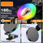 U20 PRO Ring Selfie Light – RGB Clip-On LED Fill Lamp with Adjustable Tripod, Portable Mini Lighting for Phone & Camera, Perfect for Vlogging, TikTok & Photography