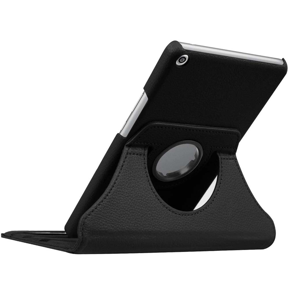 360° Swivel Leather Cover for Honor Pad 8 12" – Anti-Fall Stand, Multi-Angle Viewing & Auto Wake/Sleep Smart Case with Full Protection