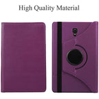 360° Rotating PU Leather Case for Galaxy Tab A 8.0" 2017 – Auto Wake/Sleep Cover for SM-T380/T385 (Multi-View Stand Function)
