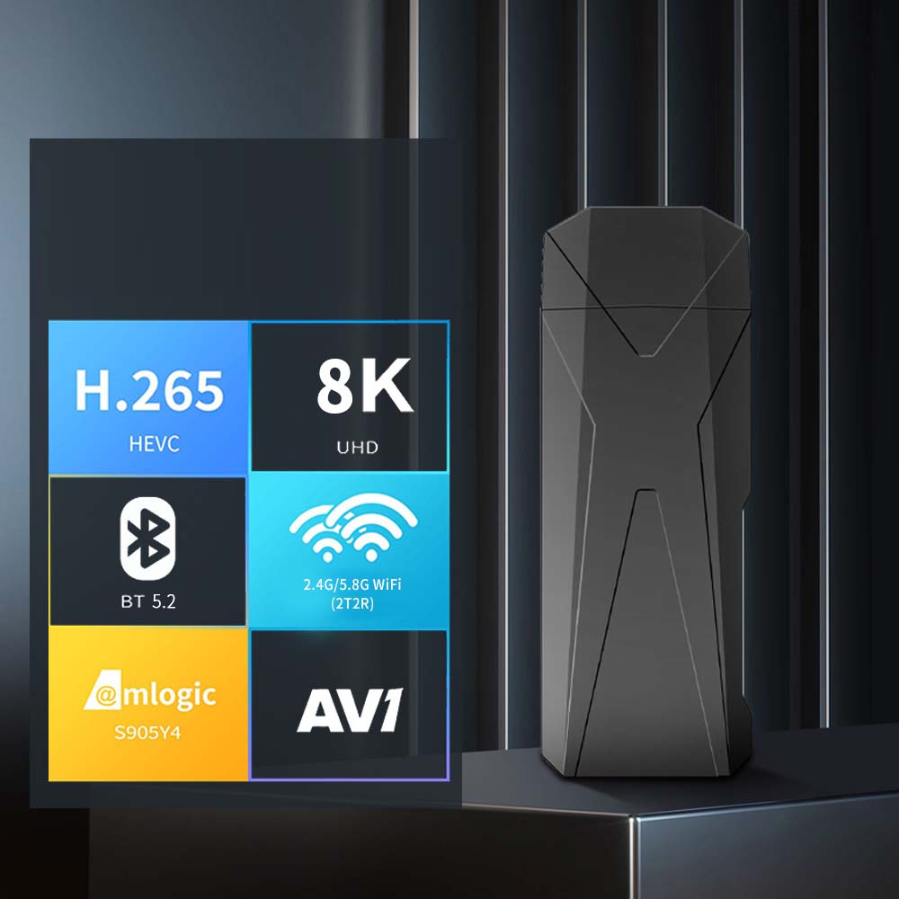 Universal TV Stick with Alcatel Voice Remote – Smart Streaming Stick for Google, YouTube, Fire TV & More with Built-In Voice Control