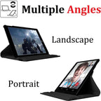 360° Rotating Stand Case for iPad Mini 4/5 – PU Leather Smart Cover with Auto Sleep/Wake & Multi-Angle Viewing (Multi Colour)