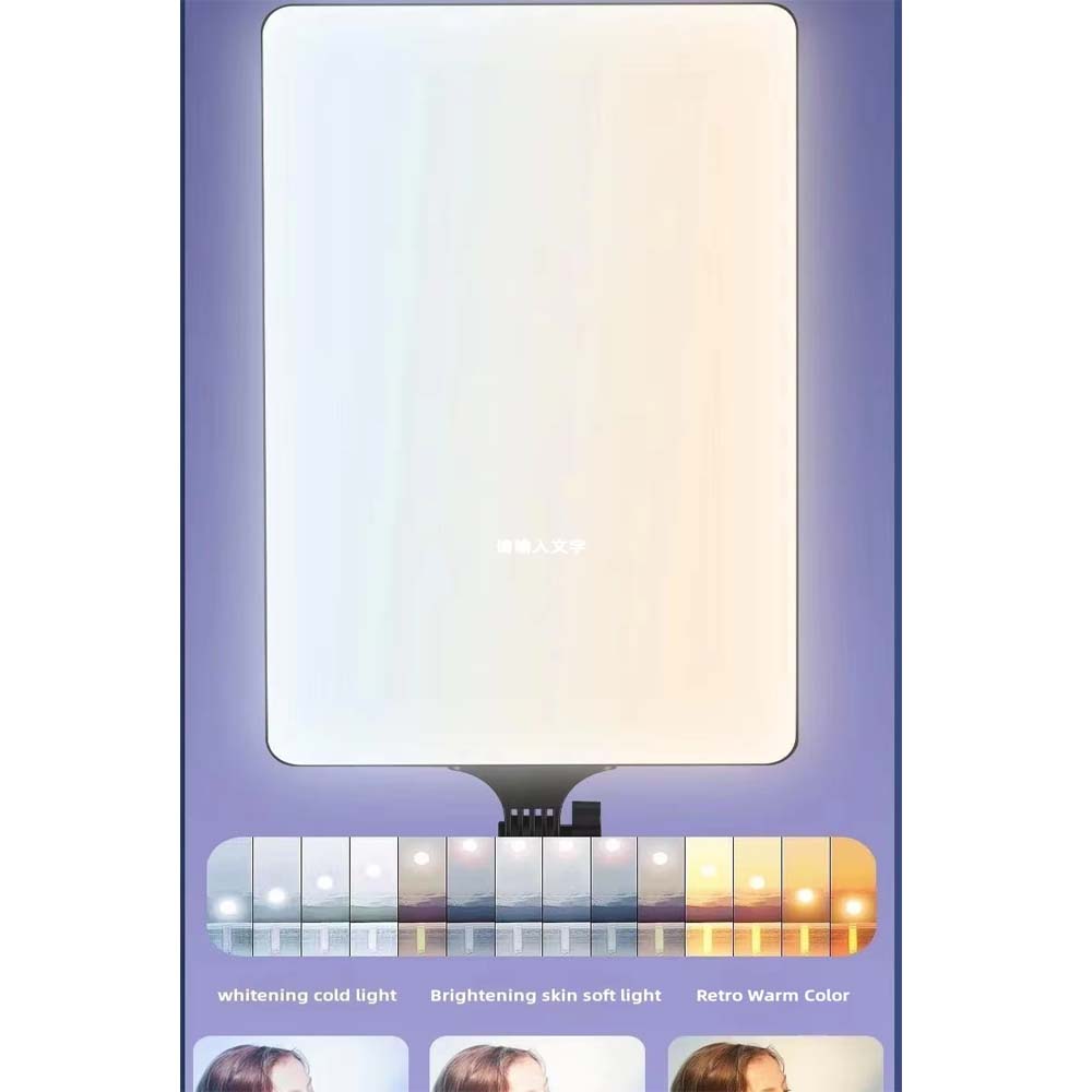 24" LED Video Light | Dimmable Studio Lighting Panel with Remote Control | Adjustable Brightness for Photography, Live Streaming, Vlogging & Professional Video Production