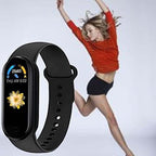 M4 Smartband – Waterproof Fitness Tracker with Heart Rate Monitor, Step Counter, Sleep & Activity Tracking for Men and Women, Ideal for Everyday Health Monitoring