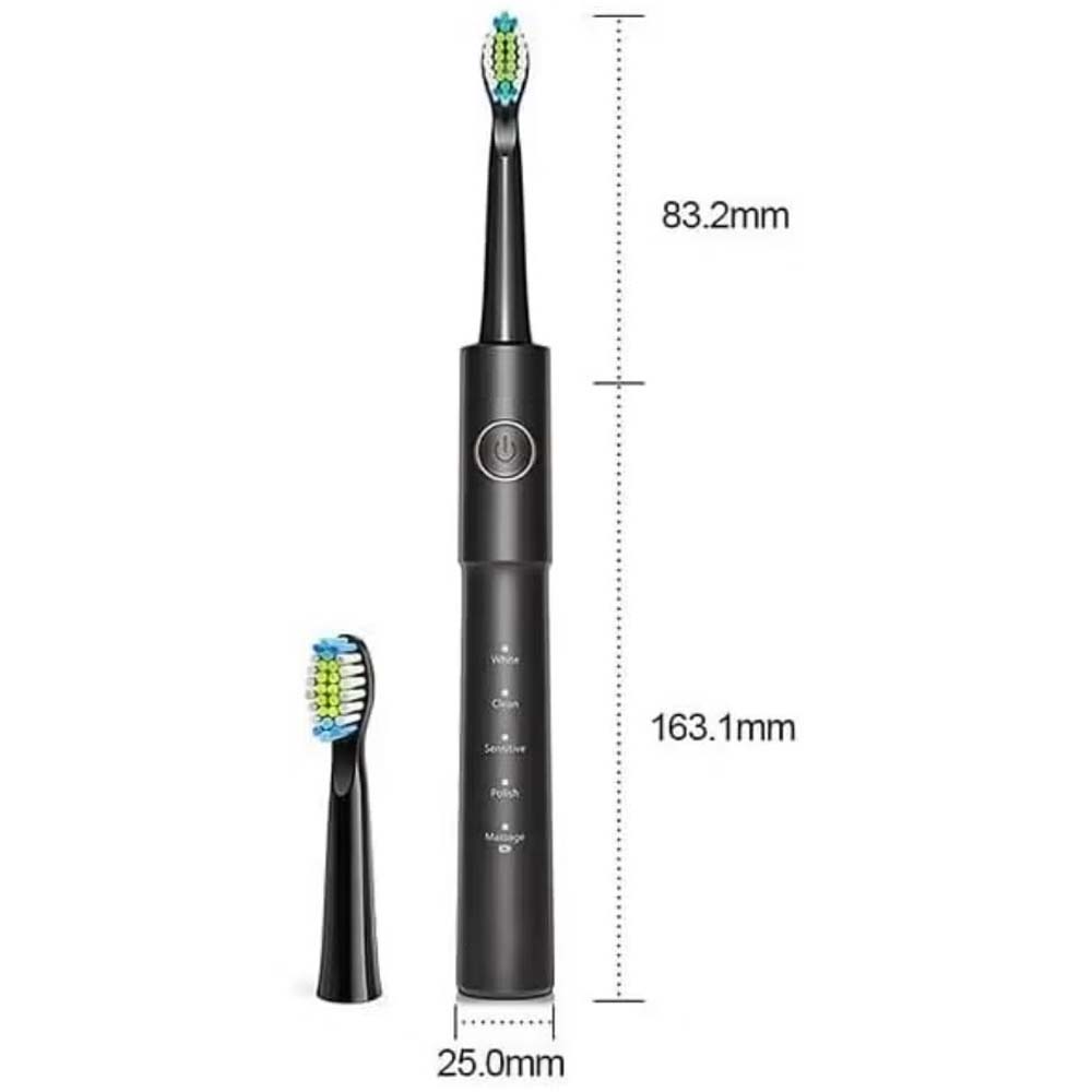 Electric Toothbrush & Water Flosser Combo – Cordless, Rechargeable, Waterproof Oral Care Kit with 5 Brush Modes, 3 Floss Modes, 8 Replacement Heads for Travel