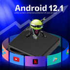 4K Ultra HD Android 15.0 TV Box - 8GB RAM, 128GB ROM, HDR10+, Dolby Audio, WiFi 6, Bluetooth 5.2, Voice Remote – Smart Home Entertainment Hub