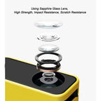 Mini Pocket Projector | HD Portable Movie Projector with Phone Screen Mirroring | Compact Yellow Design for Home Entertainment, Travel, Gaming & Outdoor Movie Nights