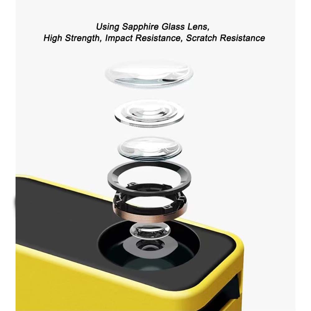 Mini Pocket Projector | HD Portable Movie Projector with Phone Screen Mirroring | Compact Yellow Design for Home Entertainment, Travel, Gaming & Outdoor Movie Nights