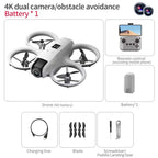 4K Camera Drone with HD FPV | Mini Quadcopter Toy for Beginners | 6-Axis Gyro, Remote Control, Cool LED Lights, Stable Flight & Easy Operation
