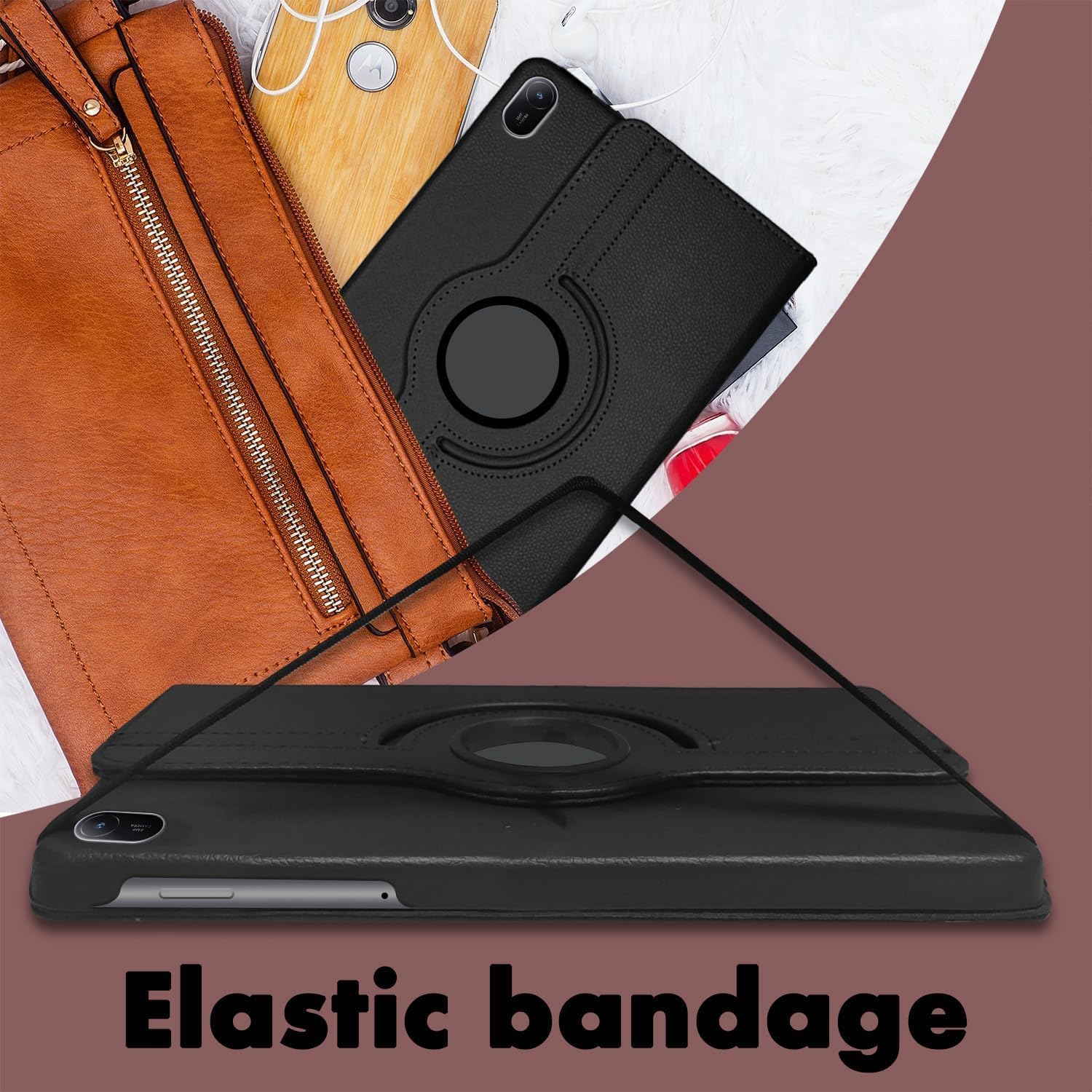 360° Rotating Leather Stand Cover Case for Huawei MatePad 11 (2024) – [Multi-Colour] Smart Case with Auto Wake/Sleep & Multi-Angle Viewing