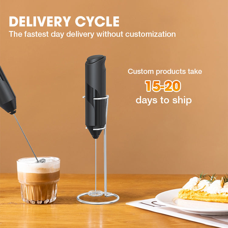 Household Portable Electric Milk Frother | Reusable Frother for Lattes, Cappuccinos, and Hot Beverages | Lightweight & Durable