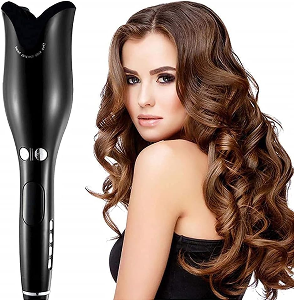 Spin N Curl Ceramic Rotating Hair Curler | Auto-Curling Tool for Effortless Curls & Waves | Salon-Quality Results at Home