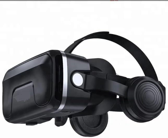 3D VR Glasses for Mobile Phone – Virtual Reality Headset with Anti-Blue Light Protection | Compatible with iPhone & Android (5.0-7.2 Inch) | PC Entertainment & Immersive Experience