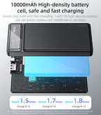 YP57 Fast Charging Power Bank – 10000mAh Dual Output with 15W + USB 22.5W and Transparent Battery Display