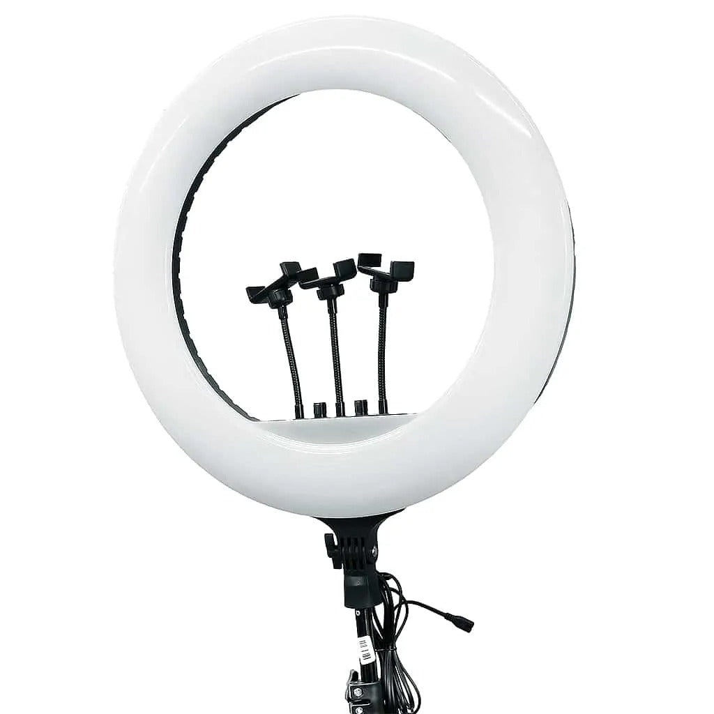 14-Inch Selfie Ring Light & Tripod – Adjustable Lighting with 3 Phone Holders