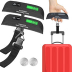 Travel Digital Luggage Scale with Temperature Display | Portable 110LB/50KG Capacity Suitcase Weighing Scale