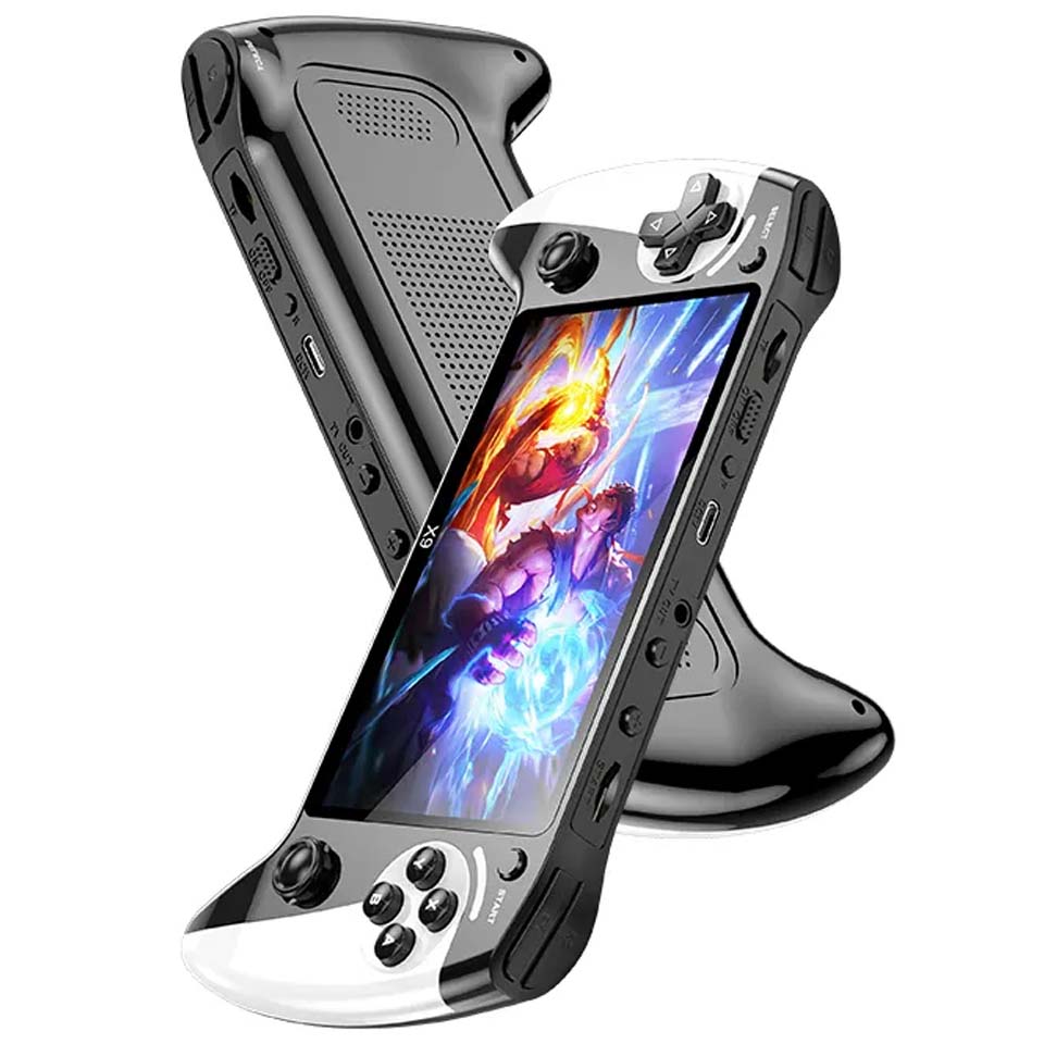 X9 HD Handheld Game Console - 5.5" IPS Screen, P1 HD Output, Dual Joystick for GB/GBA/GBC Games, Portable Retro Gaming