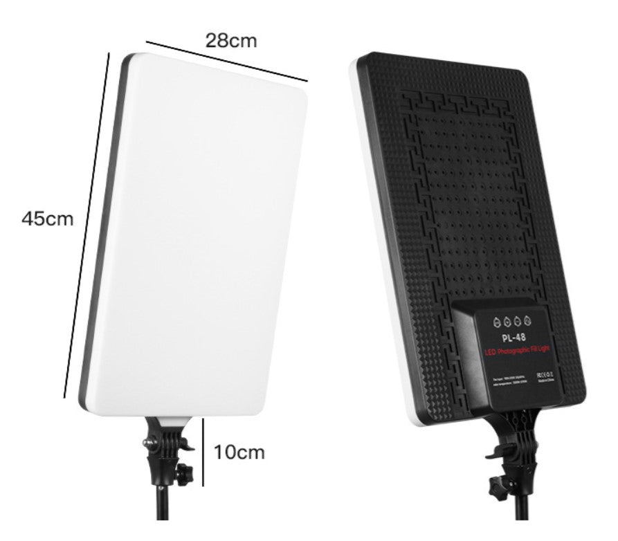 PL-48 Photo Studio LED Video Fill Lamp | Professional Light Panel for Photography and Videography