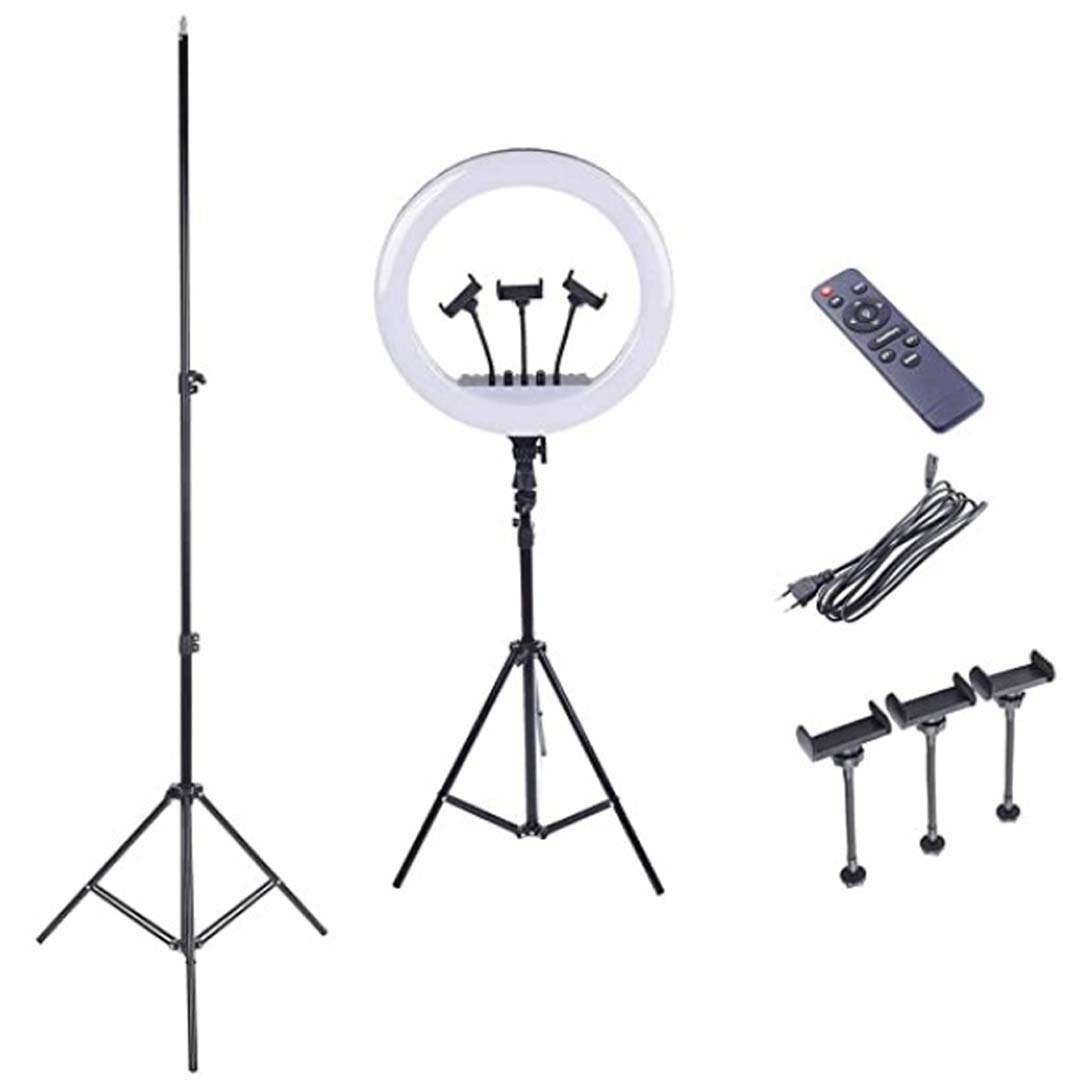 21-Inch Selfie Ring Light with Tripod Stand – Professional Lighting Kit for Content Creators