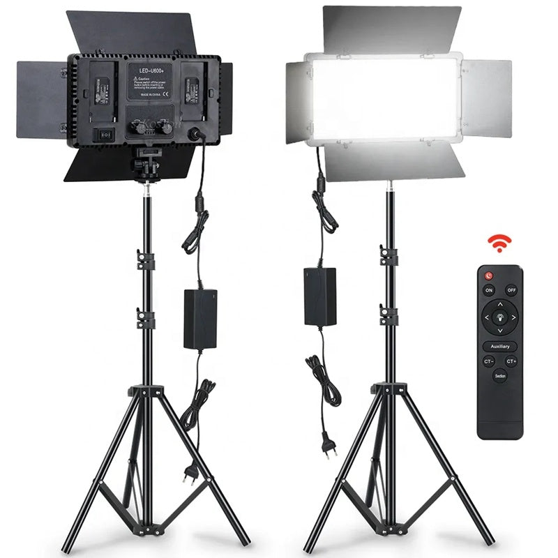 Pro LED 600 Photography Equipment | TV Video Studio Photo Shooting LED Flat Lamp