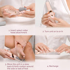 Flawless Pedi | Ultimate Electronic Foot Care Tool for Smooth, Soft Feet