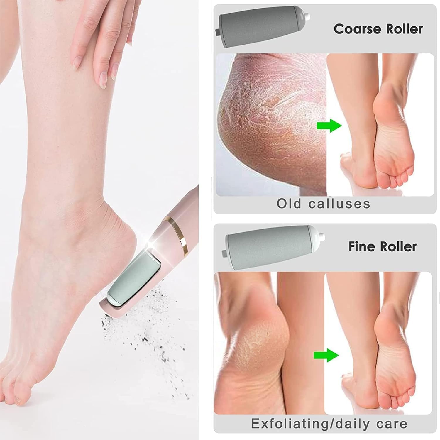 Flawless Pedi | Ultimate Electronic Foot Care Tool for Smooth, Soft Feet