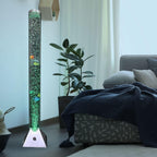120 cm LED Bubble Water Fish Tank | Large Mood-Enhancing Color-Changing Lamp Tube
