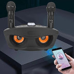 Wireless Bluetooth Speaker with Dual Microphone Set | Portable Karaoke System for Home, Parties & Events