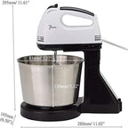 Hand Food Automatic Mixer | 7-Speed Egg Beater & Blender for Cake, Bread, & Baking