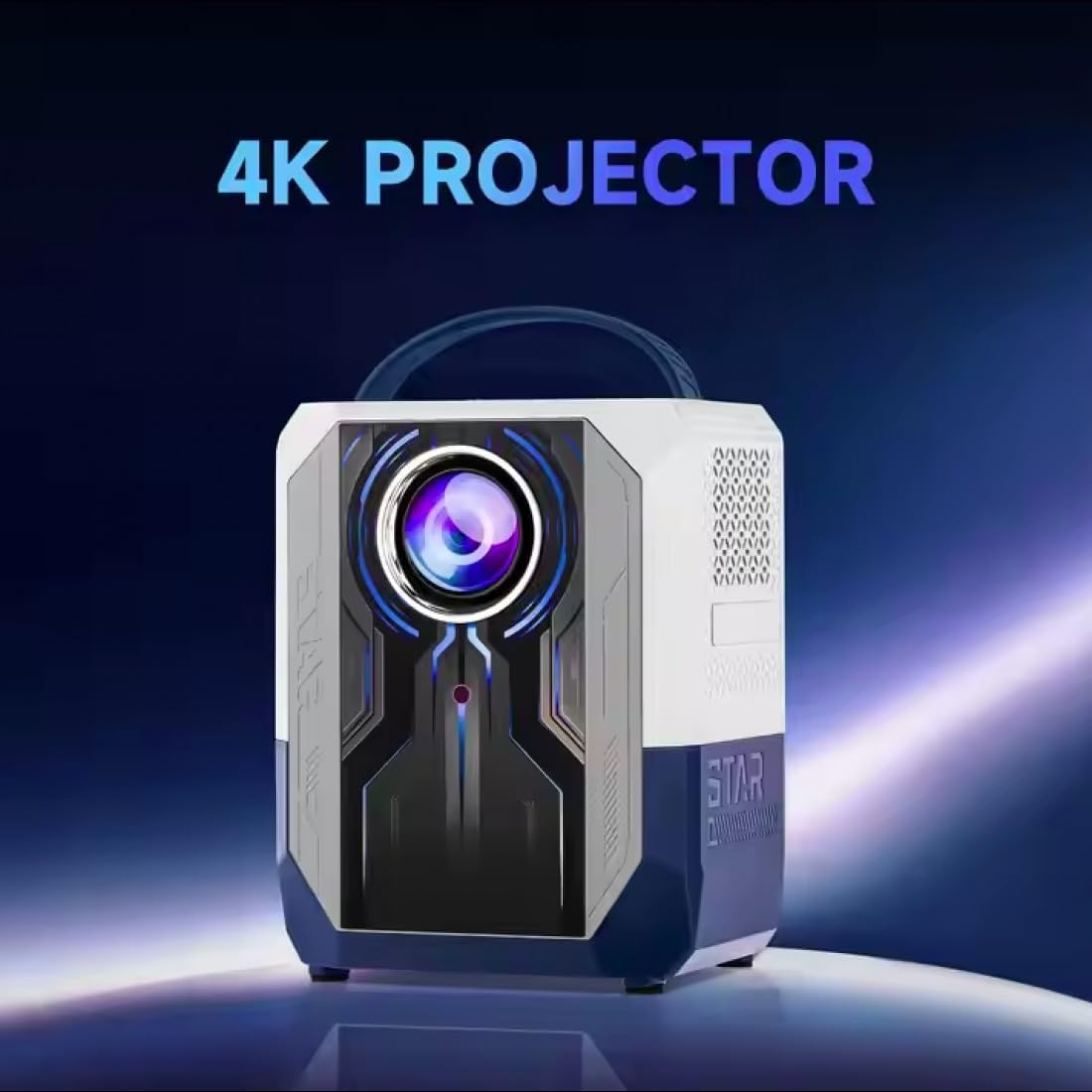 Q5 Portable Projector – Full HD Mini Projector with 1080P Support, Compact and Lightweight Design, Ideal for Home Theater, Outdoor Movies & Presentations