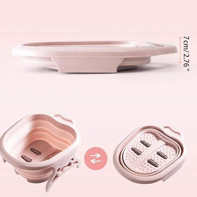Green Collapsible Foot Spa Tub | Portable Pedicure and Relaxation Solution
