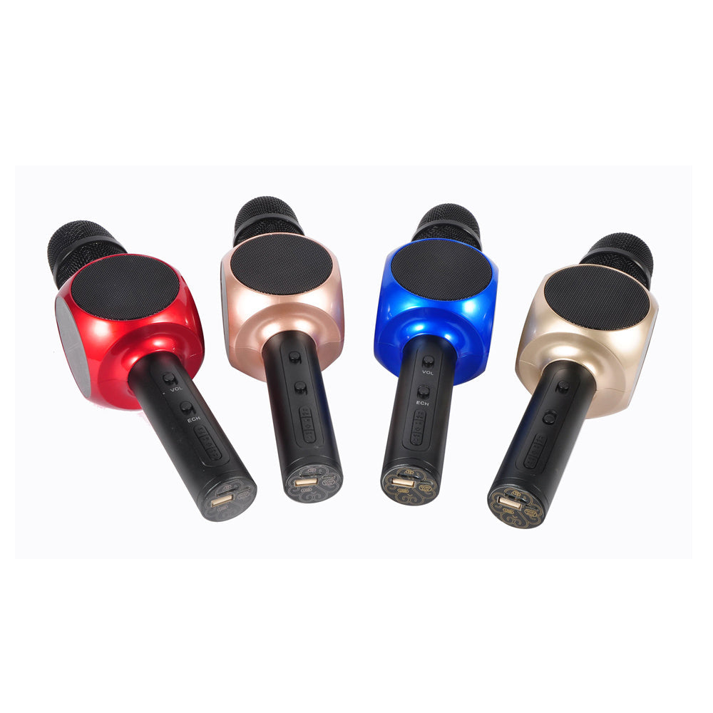 4-Hour Portable Handheld Karaoke Microphone with LED Lights | Wireless Karaoke Player for Home Parties, KTV, and Personal Singing