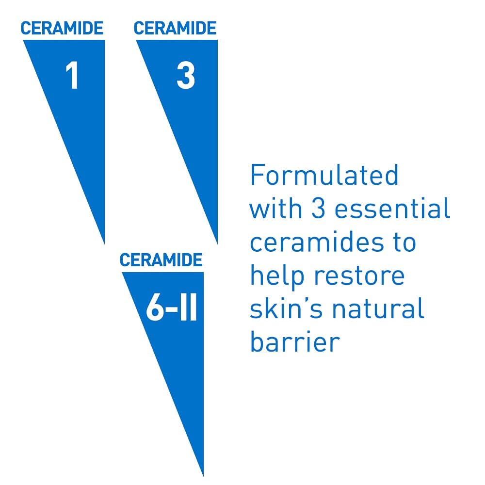 CeraVe Moisturizing Cream with Salicylic Acid. Exfoliating body cream for rough, bumpy skin with ceramides. Fragrance-free.