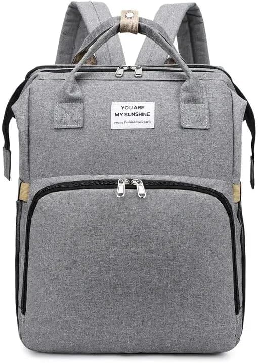 Diaper Bag Backpack – Waterproof and Stylish Multifunctional Travel Baby Bag with Insulated Pockets, Changing Pad, and Hands-Free Design for Parents
