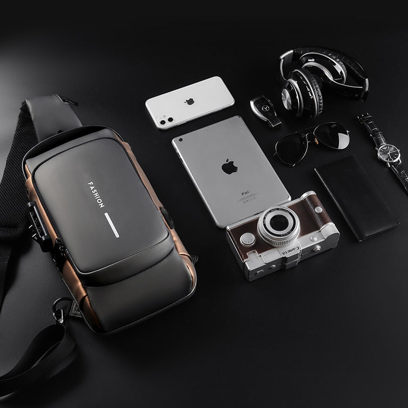 Men's Lightweight Multi-Functional Chest Bag | Large Capacity Waterproof Crossbody Shoulder Bag