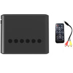 Mini Pocket Projector | HD Portable Movie Projector with Phone Screen Mirroring | Compact Black Design for Home Entertainment, Travel, Gaming & Outdoor Movie Nights