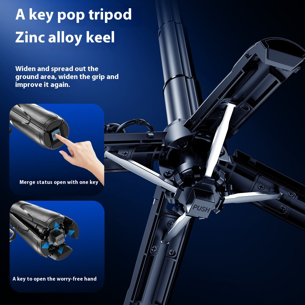 P15mini-C Magnetic Selfie Stick | Bluetooth Remote, 47.5cm Extendable Selfie Pole | Multifunctional Camera Assistant for iPhone & Android Smartphones, Travel & Vlogging