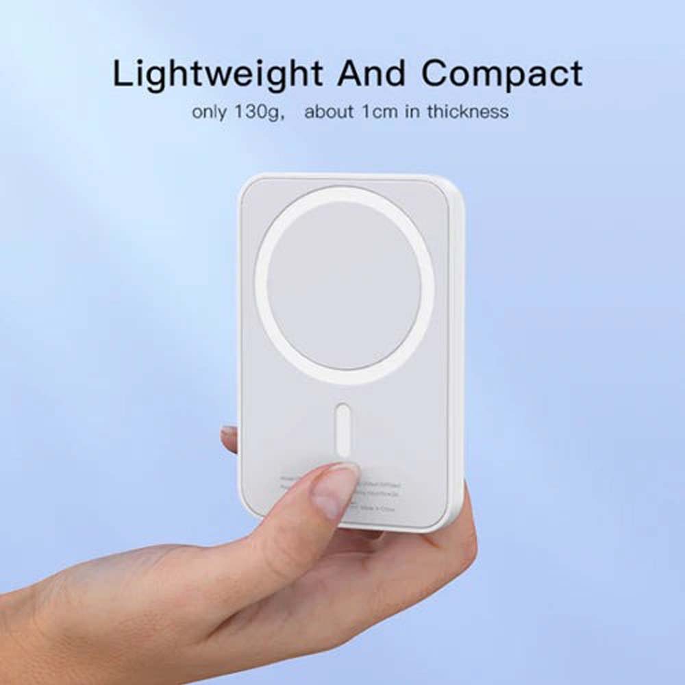 YP29 Magnetic Power Bank – 5000mAh Portable Wireless Charger, MagSafe-Compatible Slim Battery Pack for iPhone & Smartphones, Compact Travel-Friendly Charging Solution
