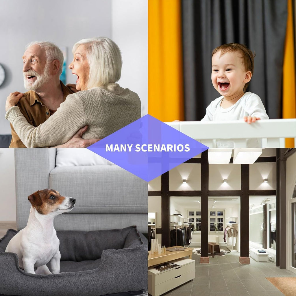 4K HD Indoor Security Camera – 360° Rotation, Night Vision, Two-Way Audio, Motion Alerts, App Control, Ideal for Pets, Babies, and Nanny Monitoring