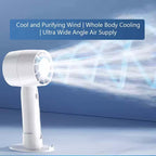 Portable Handheld Turbo Fan | High-Speed Rechargeable Personal Fan with Durable Plastic Body | Mini Travel Cooling Device for Outdoor, Home, Office & Daily Use