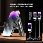 P15T Mini Selfie Stick Tripod | Extendable Phone Stand with Wireless Remote | Portable Vlogging & Travel Tripod for iPhone & Android Smartphones