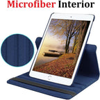 360° Rotating Stand Case for iPad Mini 4/5 – PU Leather Smart Cover with Auto Sleep/Wake & Multi-Angle Viewing (Multi Colour)