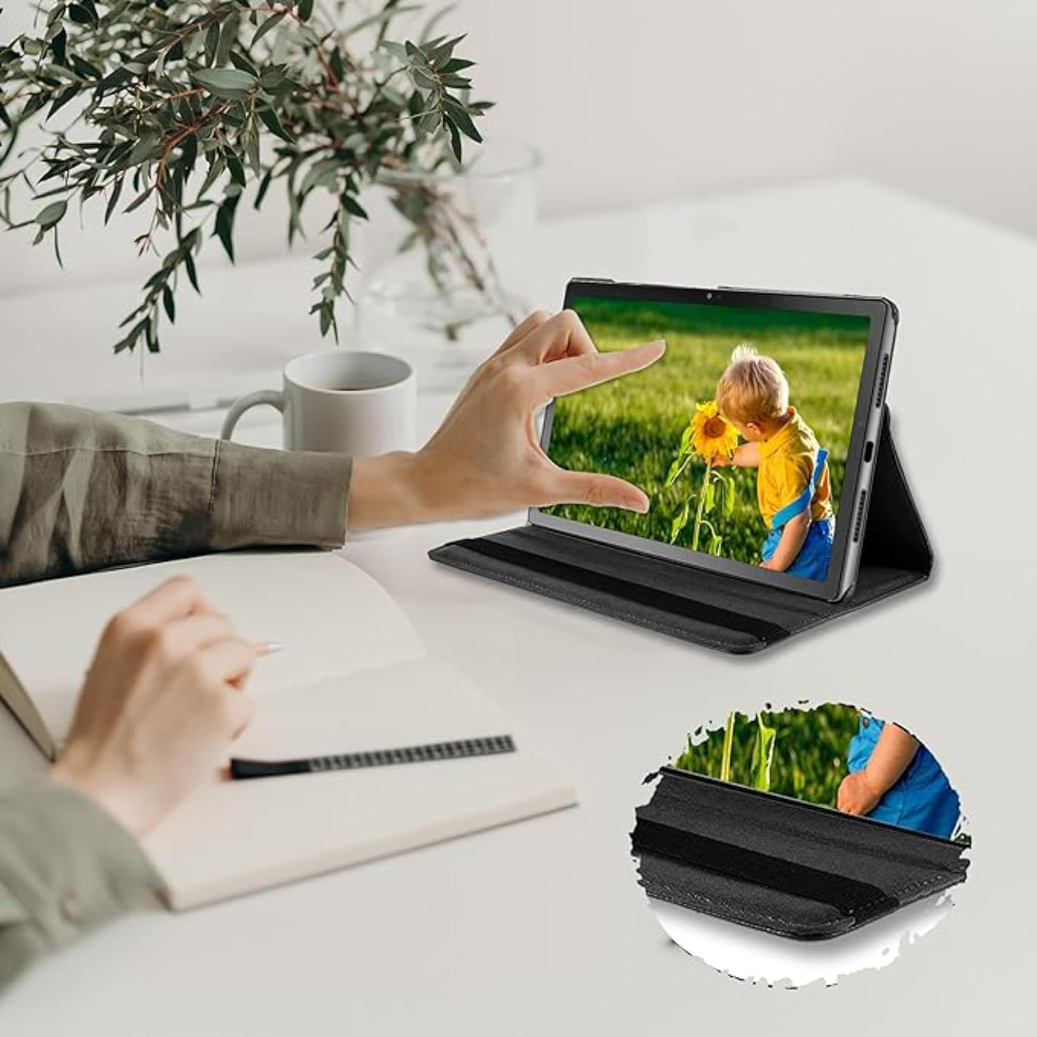 360° Rotating PU Leather Case for Honor Pad X9/X8 Pro 11.5" – Smart Stand Cover with Multi-Angle Viewing & Full-Body Protective Design