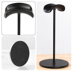 Universal Headphone Stand – Premium Aluminum Headset Holder with Stable Base | Desk Organizer for Gaming, Office & Studio Use | Fits All Headphone Sizes (Multi-Colour)
