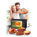 OE-1419 55L Electric Countertop Oven – Rotisserie & Convection Function, Auto Shut-Off, Stainless Steel Heating for Baking, Toasting, Broiling, Family-Sized Cooking