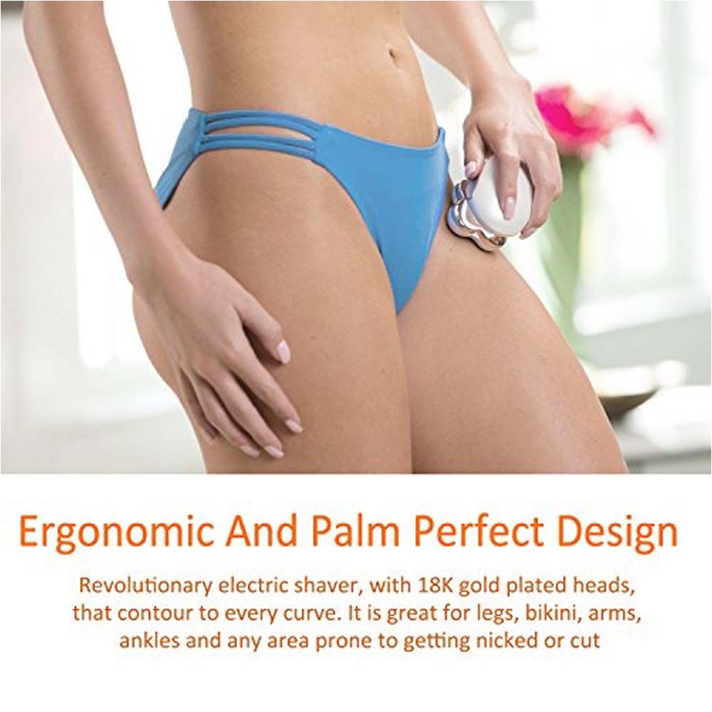 Flawless Legs Women's Hair Remover – Painless, Rechargeable Wet/Dry Epilator for Smooth Skin – Portable Electric Shaver for Men & Women, Travel-Friendly Design
